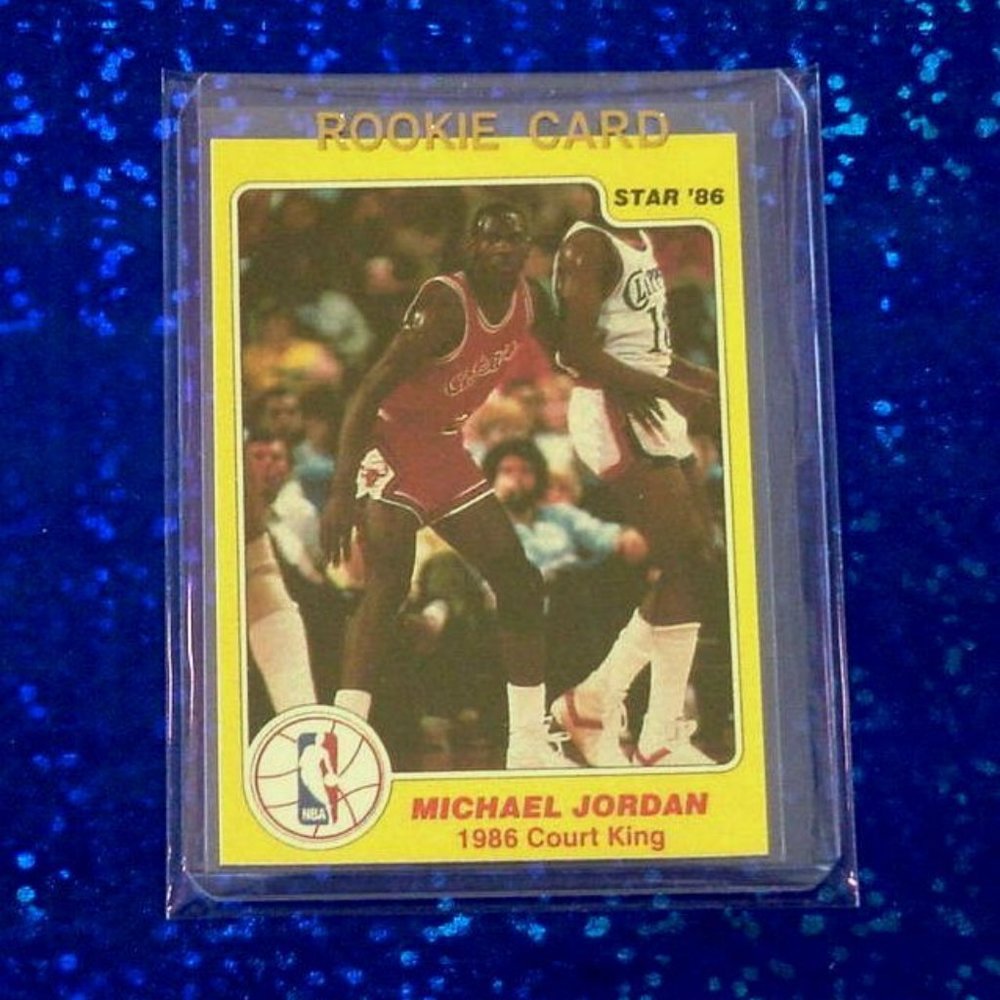 Star 86 Michael Jordan Court King Card Novelty Card